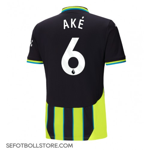 Manchester City Nathan Ake #6 Replika Bortatröja 2024-25 Kortärmad